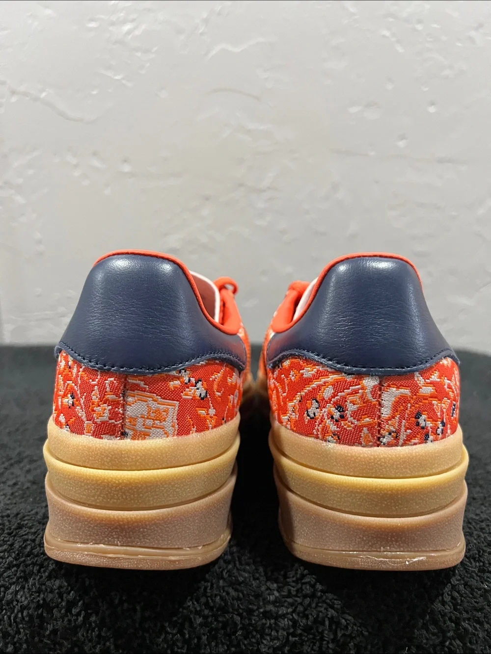 🔥 ADIDAS Gazelle Bold Ornate Preloved Red Paisley Sneakers Women’s  Sz 7 - RARE